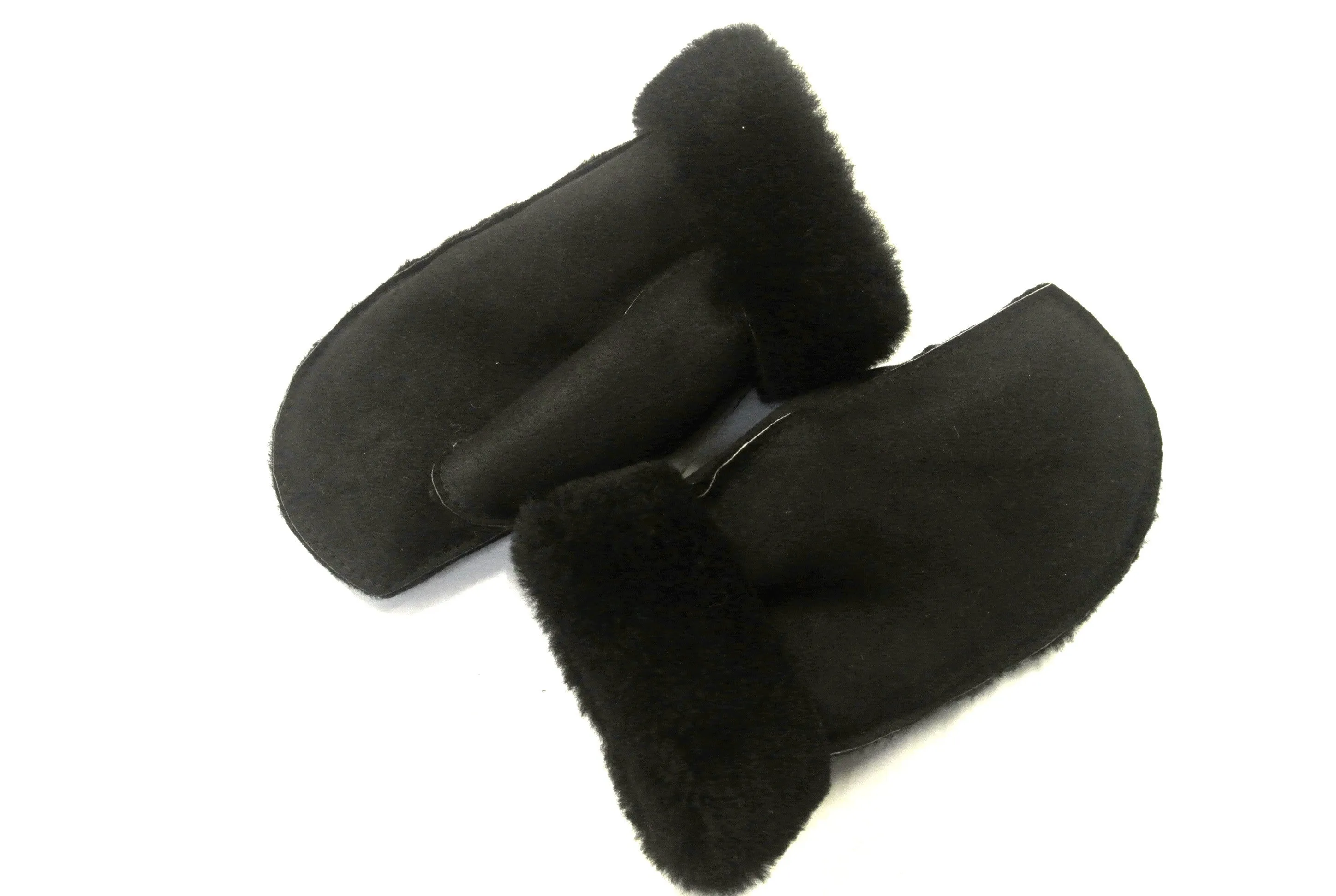 100% Genuine Sheepskin Mittens Mens Ladies Gloves Various Colours Made In The UK