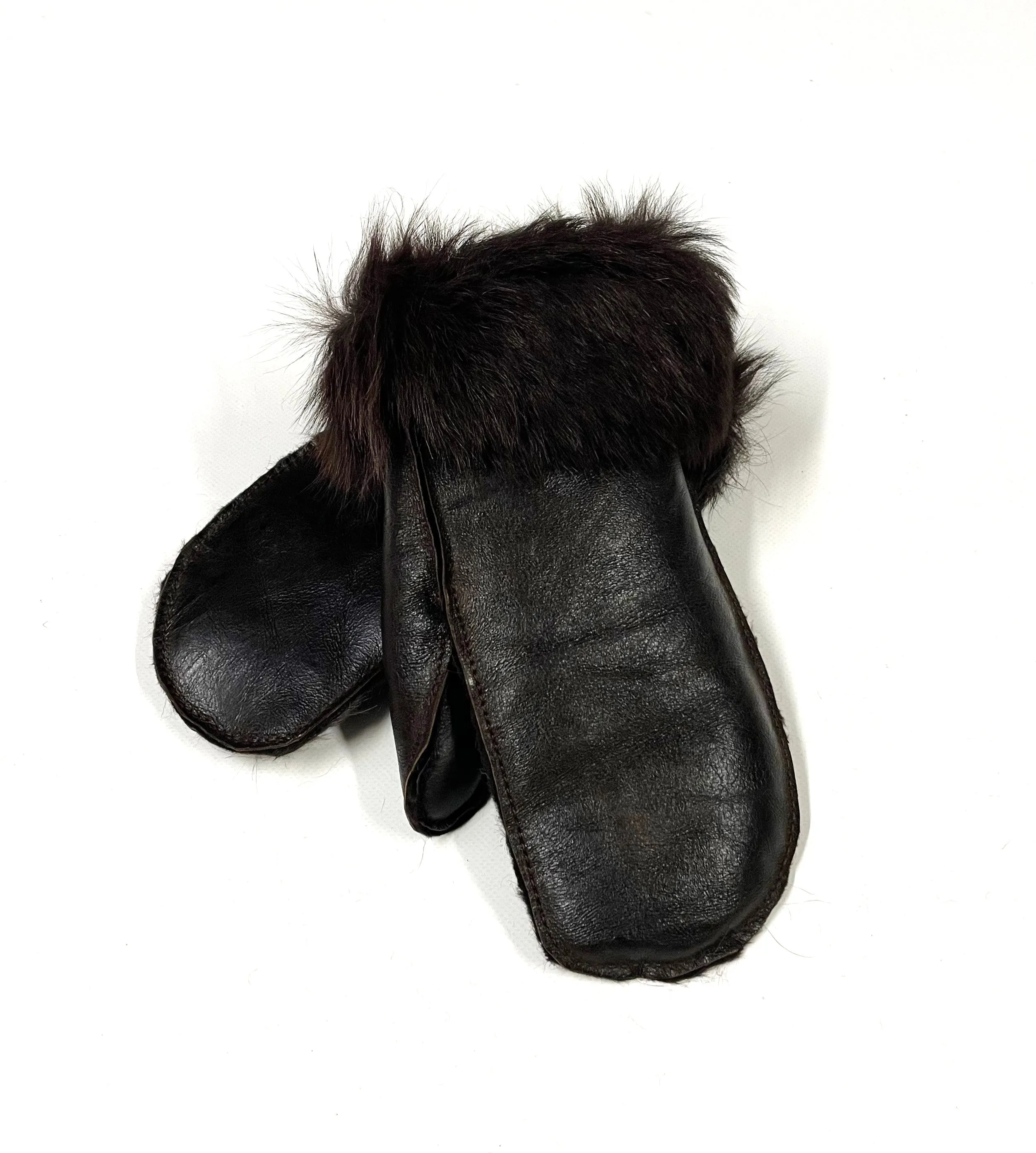 100% Genuine Sheepskin Mittens Mens Ladies Gloves Various Colours Made In The UK