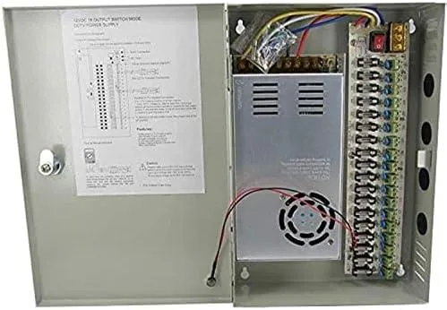 12V 20A CCTV POWER SUPPLY - FUSED