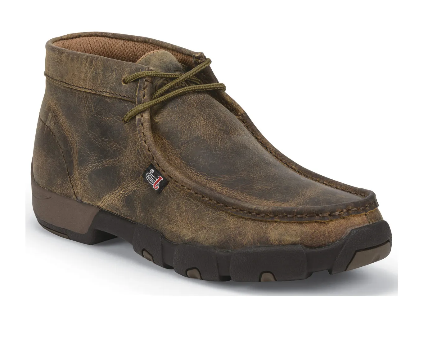 232 - Justin Men's Waxy Dark Brown