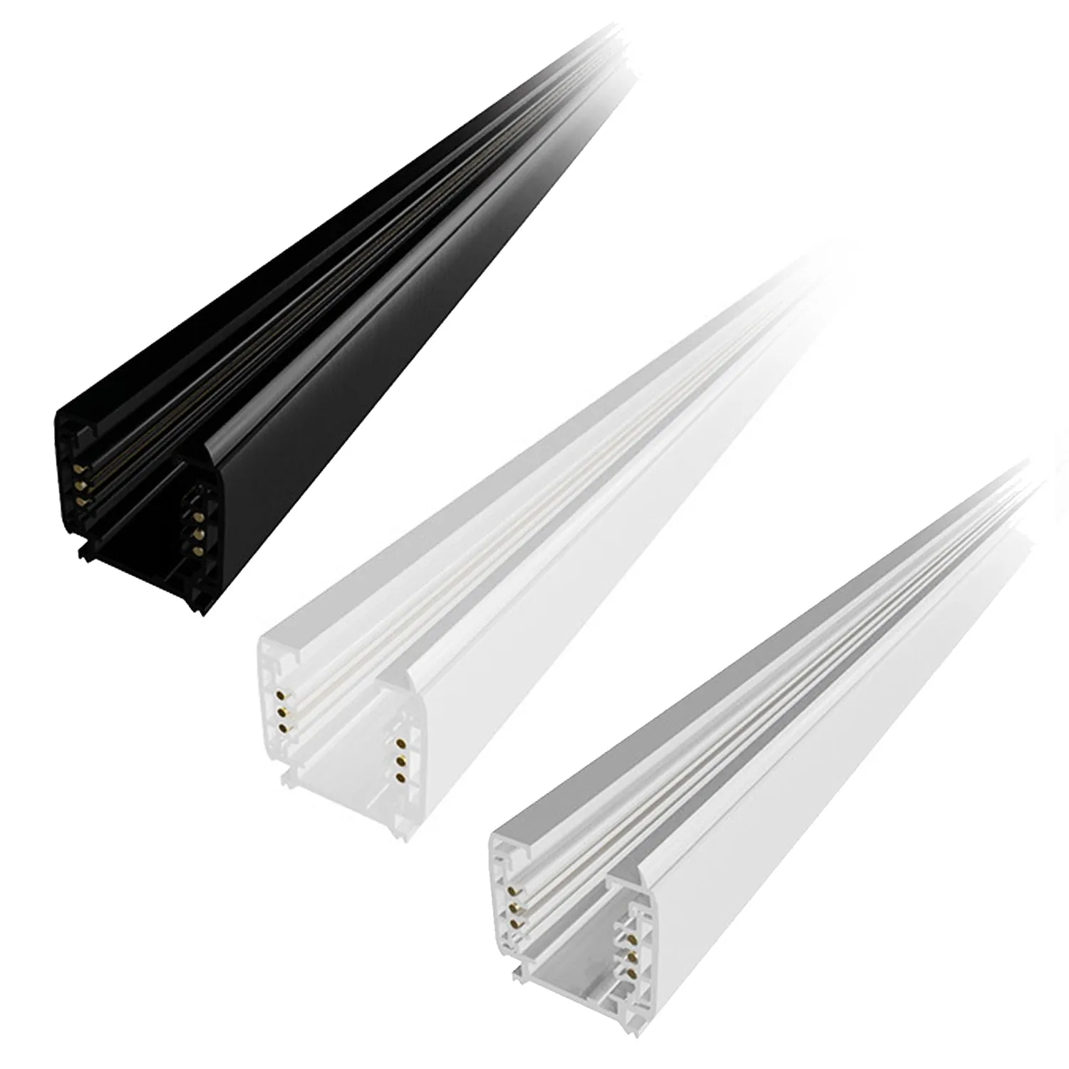 240V 3-Circuit DALI Track 3000mm in Black, White or Silver