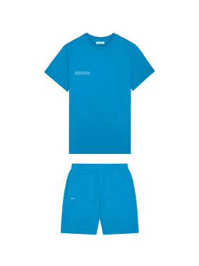 365 T-shirt and Shorts Bundle—Geyser Blue