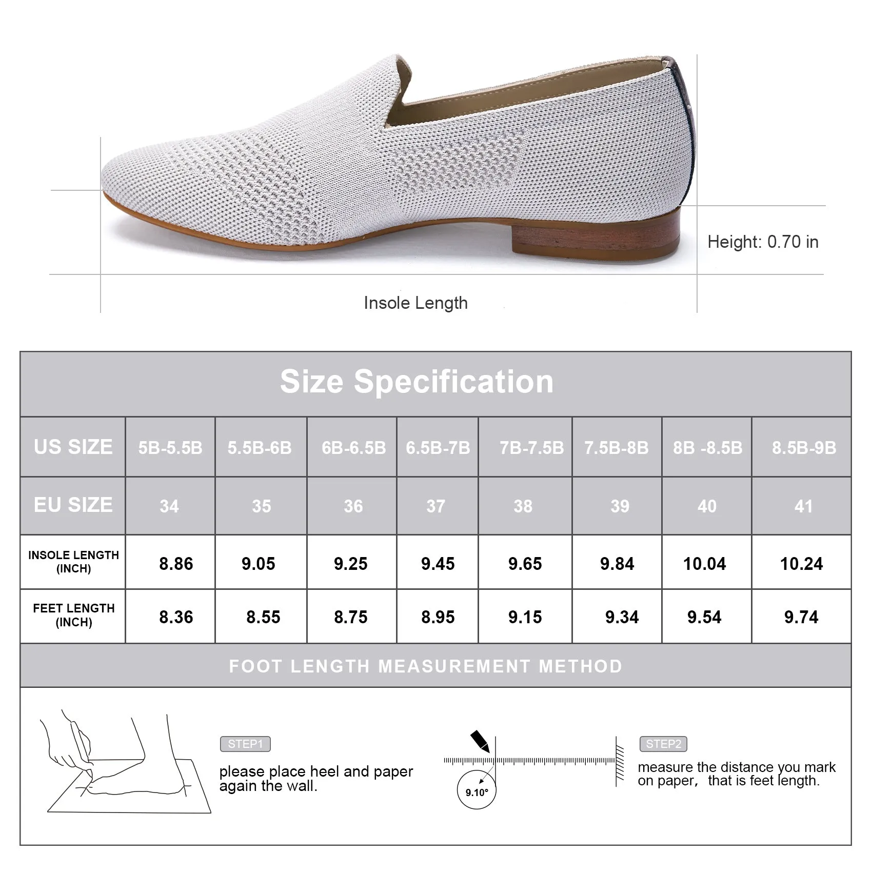 AiciBerllucci  -AINA-Silver  Knit &Calfskin Leather Upper&Cow Leather Lining-Aina- Women Knit Flat Shoes,Comfort Loafers Penny Moccasins-Slip-on Shoes- Knit Driving Loafers -Round Toe Walking Fashion