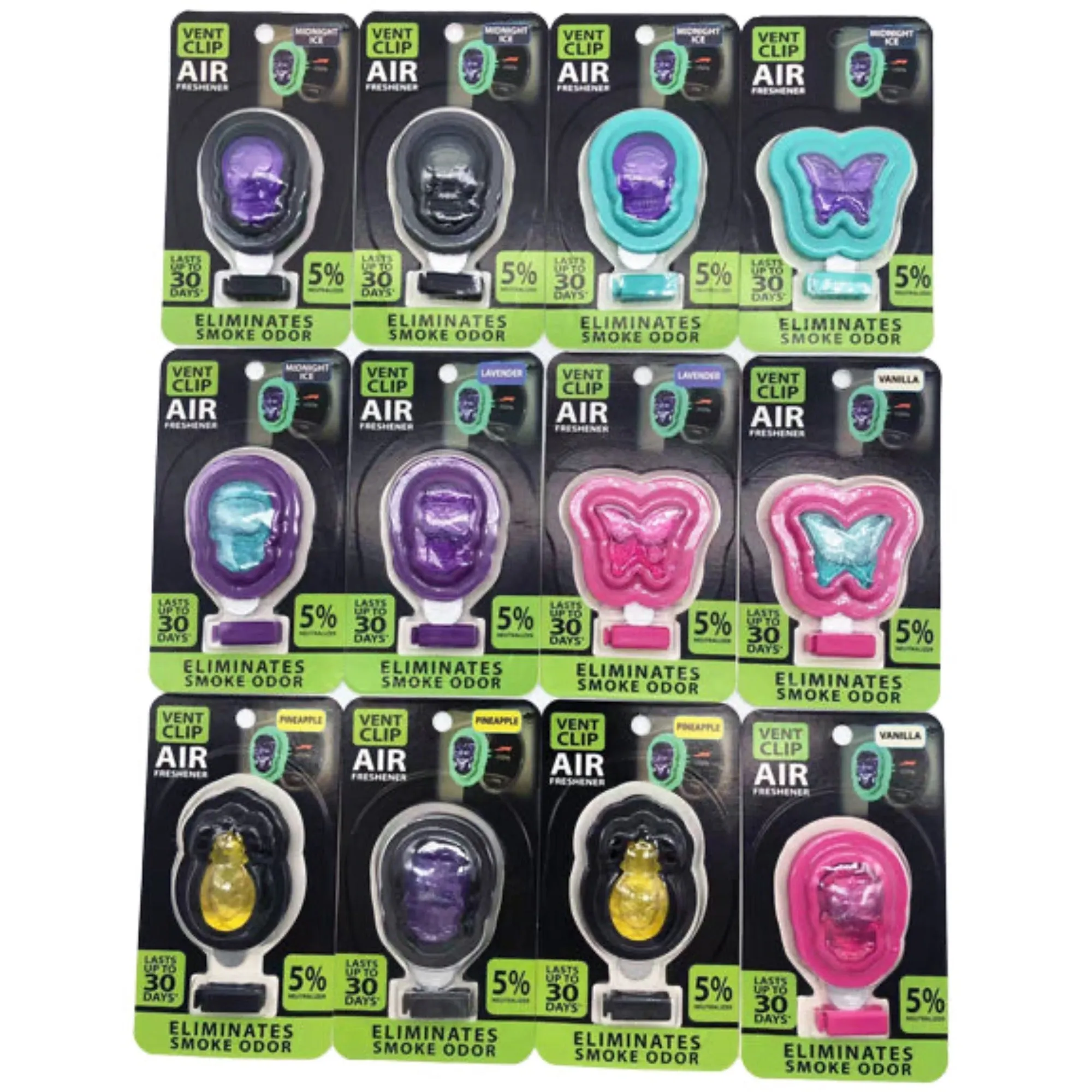 Air Freshener with Vent Clip - 12 Pieces Per Retail Ready Display 23160