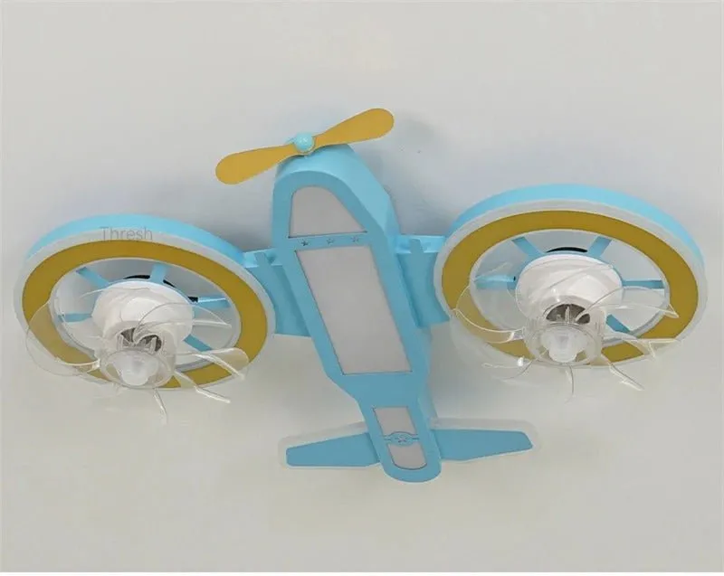 Airplane Kids Ceiling Light & Fan