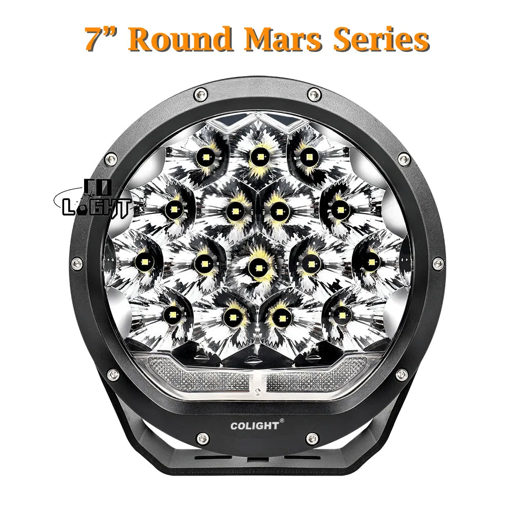 CO LIGHT 7 Inch Mars Series Round Offroad Driving Lights