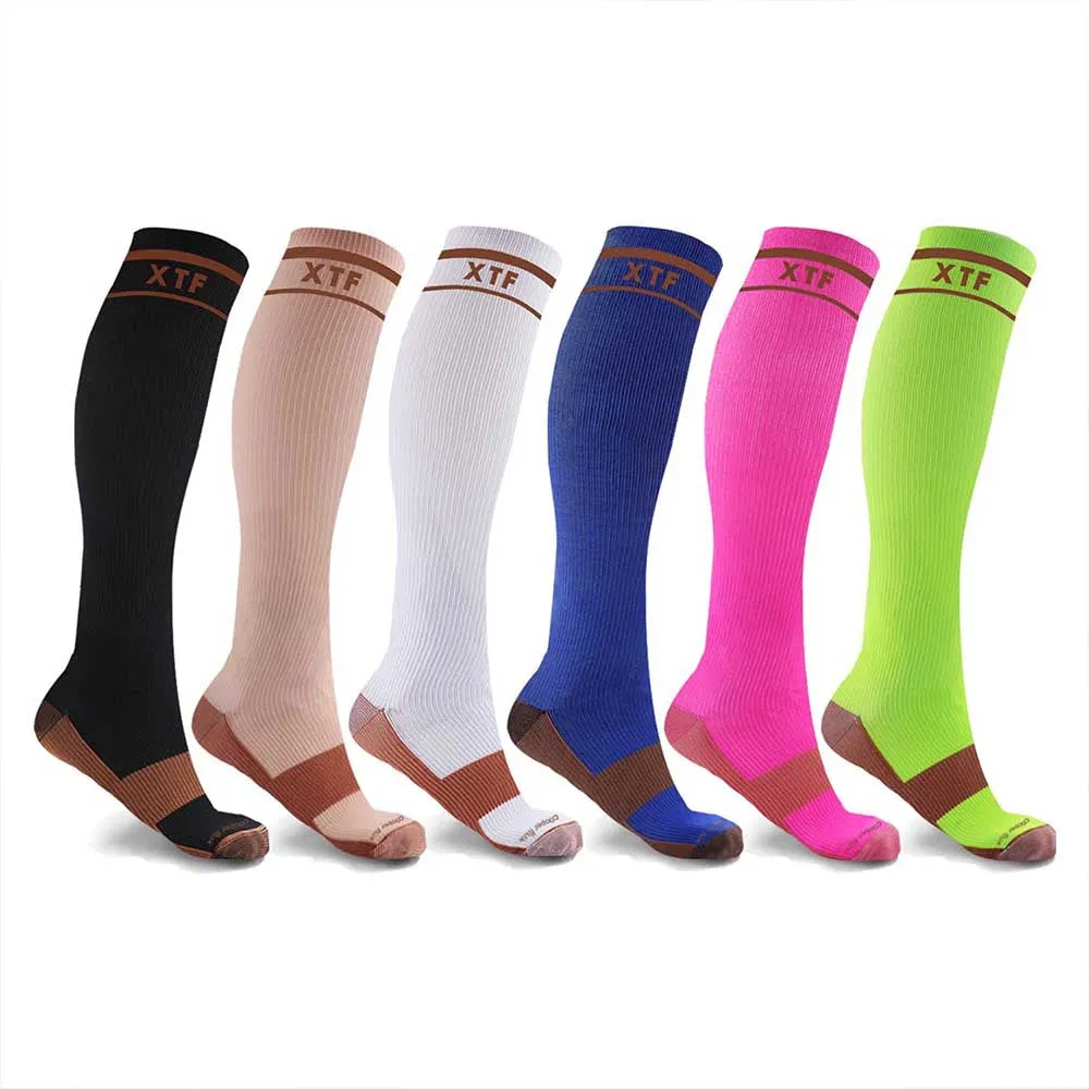 Copper-Infused Graduated Socks (6-Pairs)