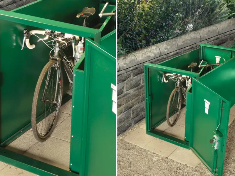 Double Ended Metal Bike Shelter