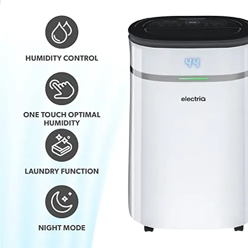 electriQ 12L Low Energy Dehumidifier. Eliminates damp, condensation (New)