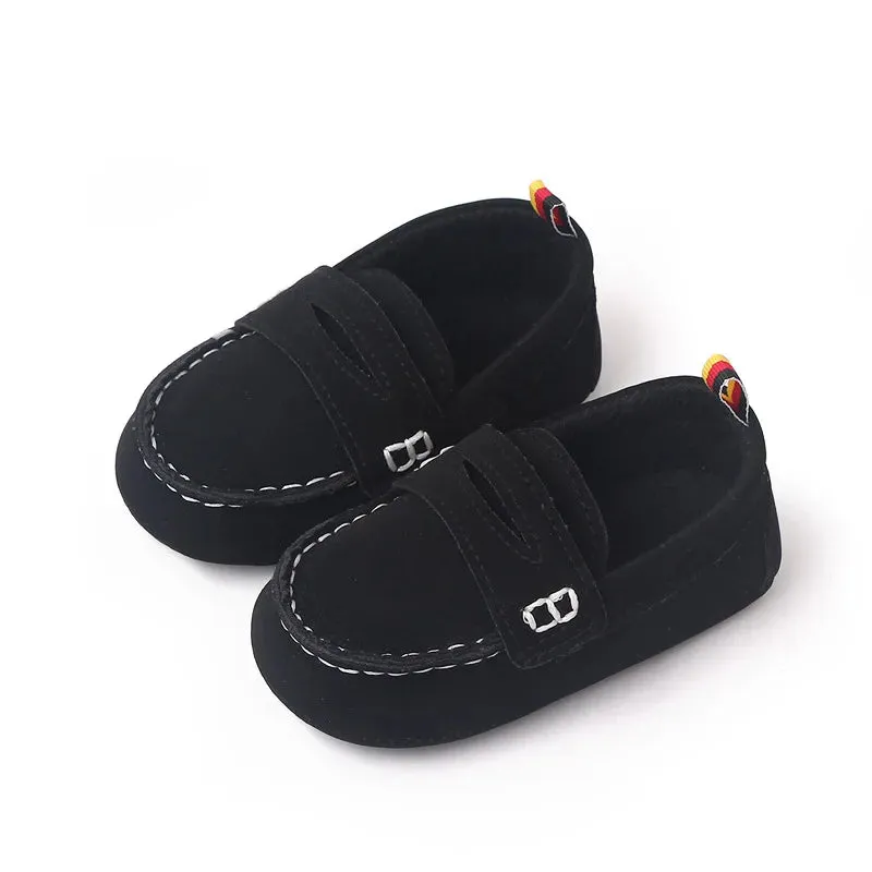 Fashion Leather Infant Crib Shoes for Baby Boys Loafers Newborn Footwear Toddler Soft Sole Anti-slip Moccasins 1 Year Old Items