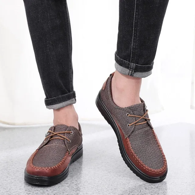 Fly Two-Tone Slip-On British Style Loafers