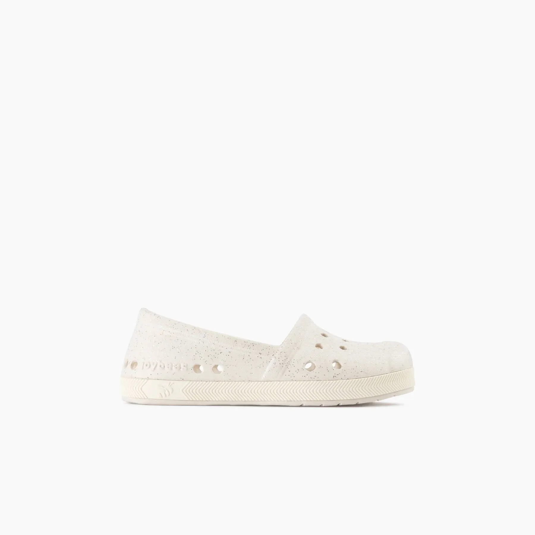 Joybees Kids Espadrille Bone Glitter