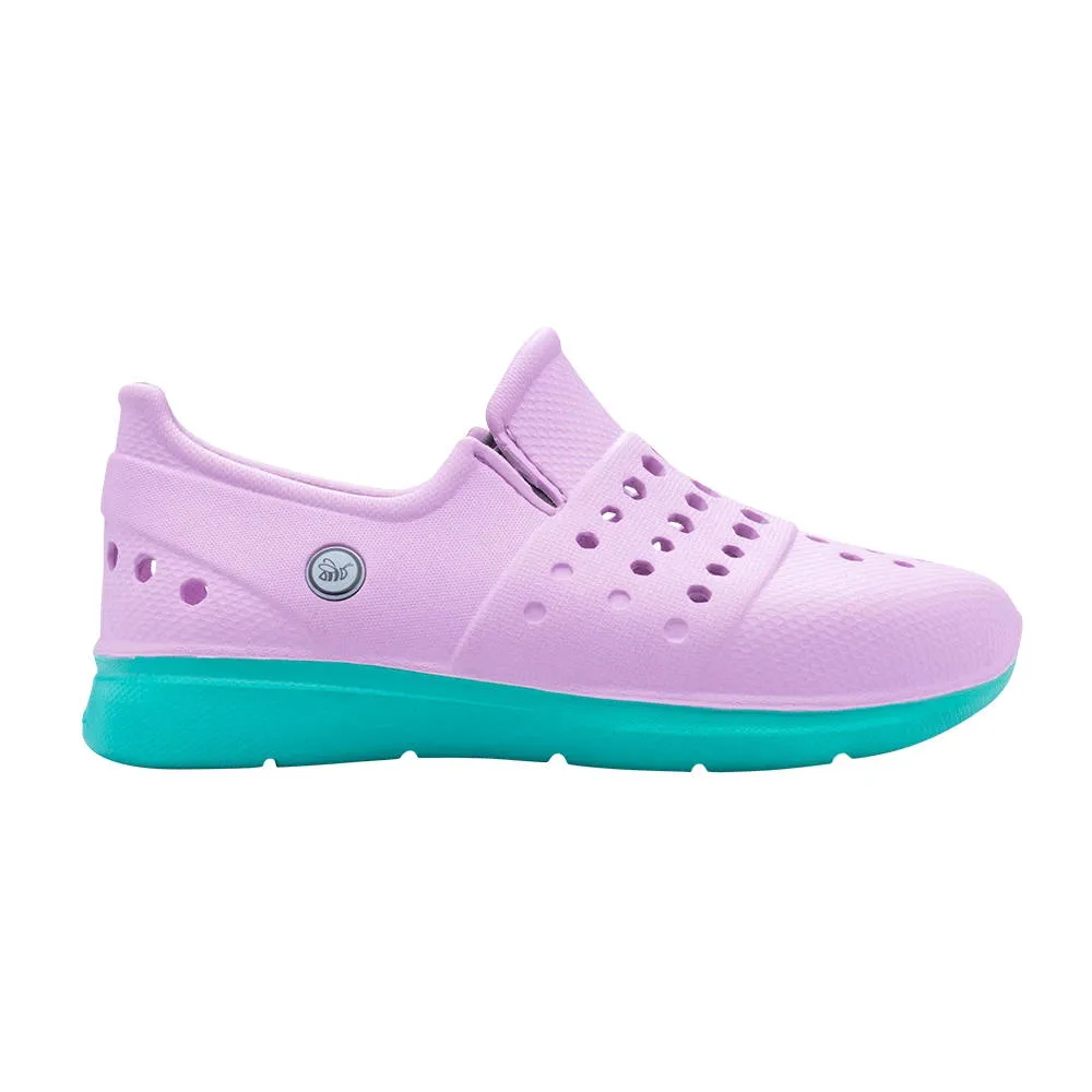 Joybees Kids Splash Sneaker Lavender Teal