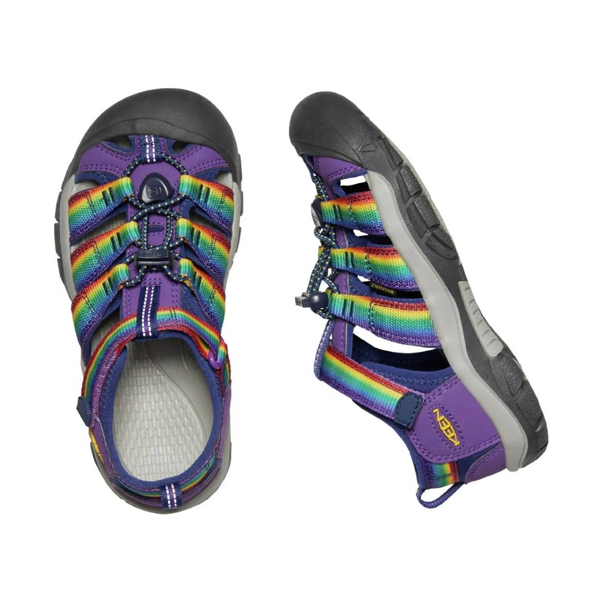 KEEN Big Kids' Newport H2 - Multi/Tillandsia Purple