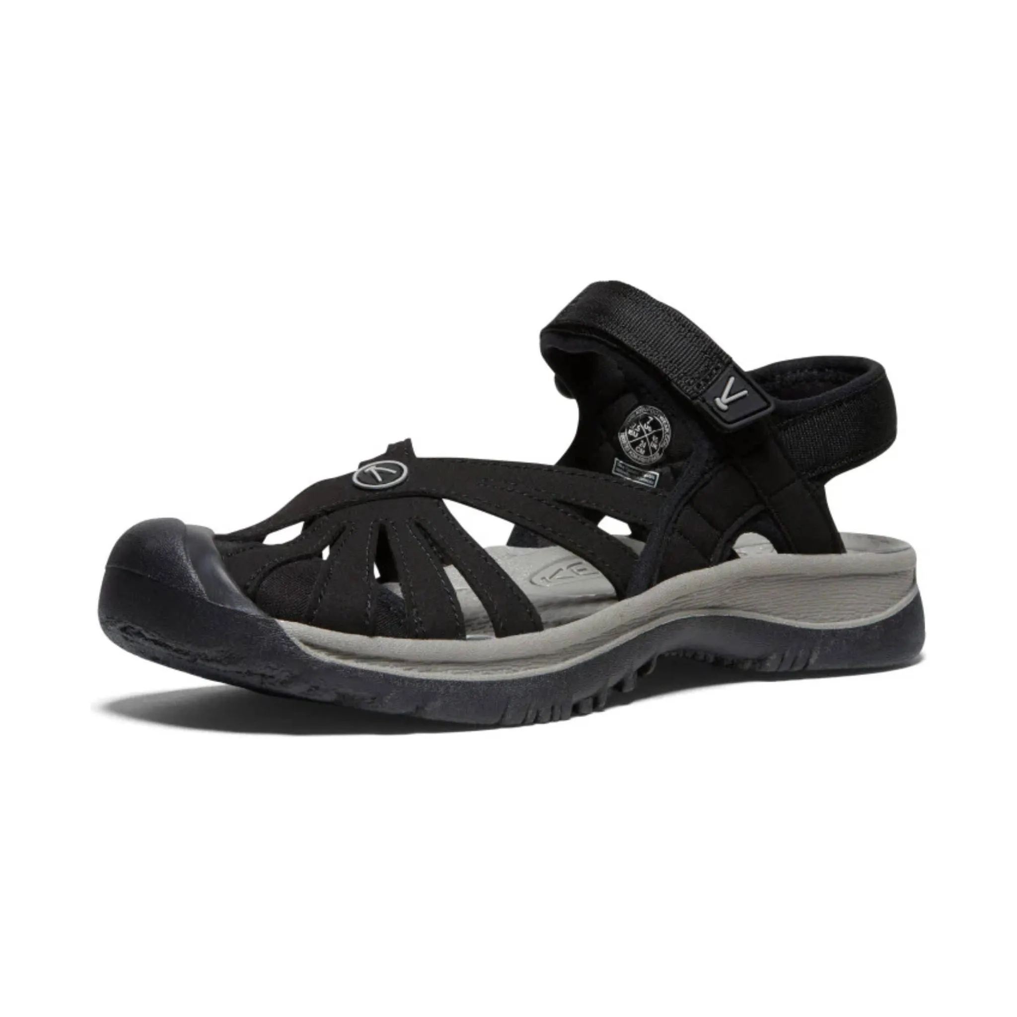 KEEN Women's Rose Sandal - Black/Grey