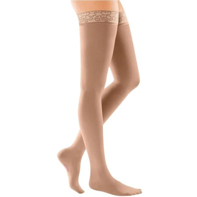 Mediven Comfort Thigh High 30-40 mmHg w/ Lace Silicone Top Band