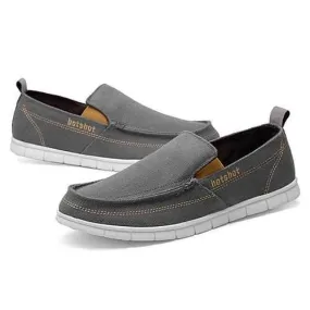 Men Breathable Casual Canvas Cloth Loafers Slip On Flats