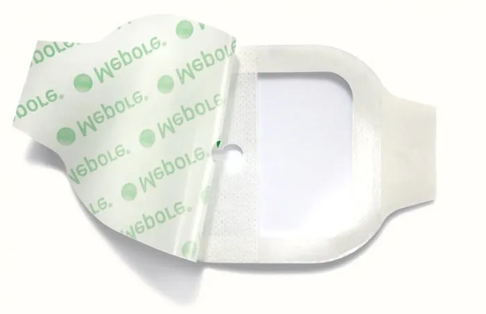 Mepore IV 8 cm x 9cm (Ported Film Dressings) Transparent Adhesive