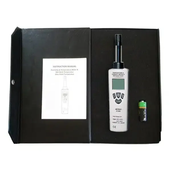 Metravi HT-3006 Temperature and Humidity Meter with Dew Point and Wet Bulb