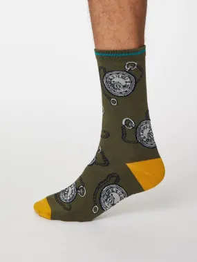 Momento Socks - Khaki Green