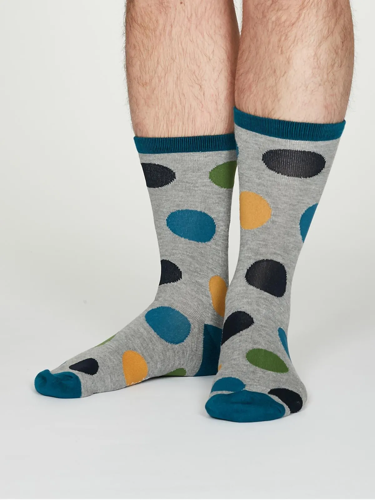 Newton Socks - Mid Grey Marle