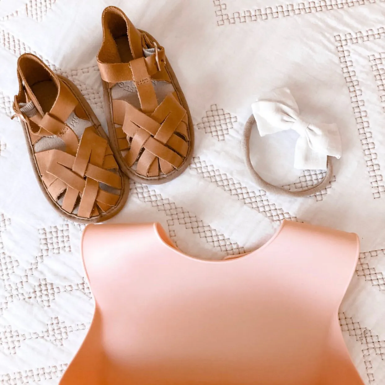 Nutmeg Wax Leather Baby Sandal