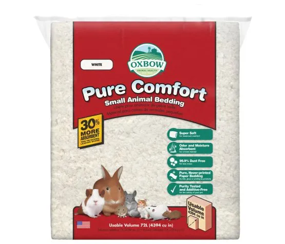 Oxbow Pure Comfort Paper Litter in white (large)