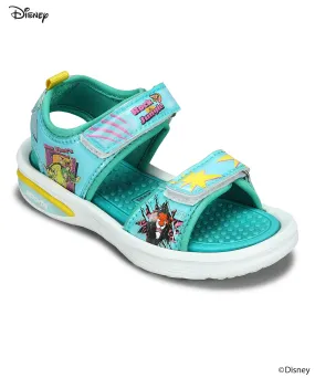 Paragon Disney Kids' Blue Velcro Sandals | Comfortable & Anti-Skid Sole