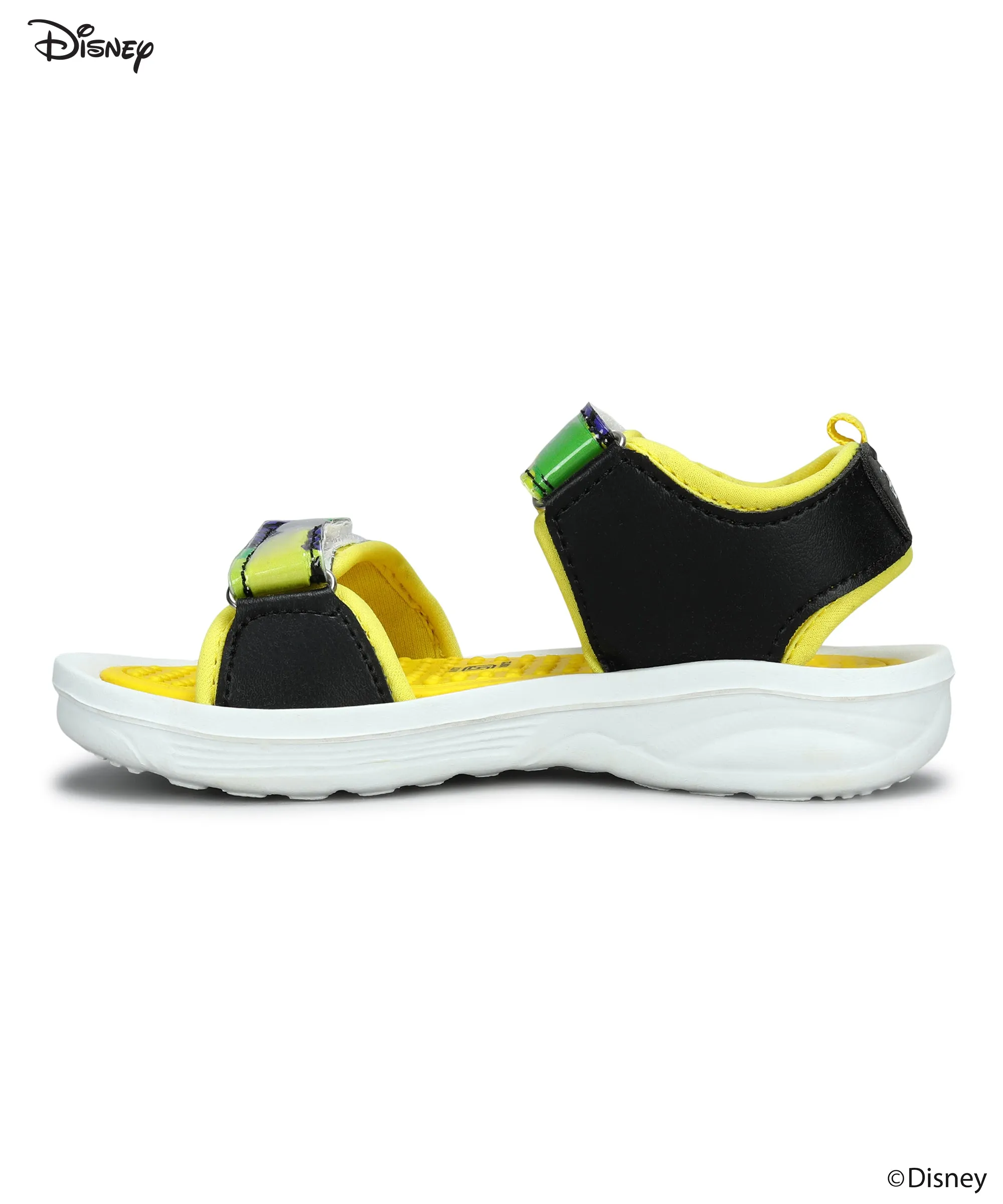 Paragon Disney Kids' Yellow Velcro Sandals | Comfortable & Anti-Skid Sole