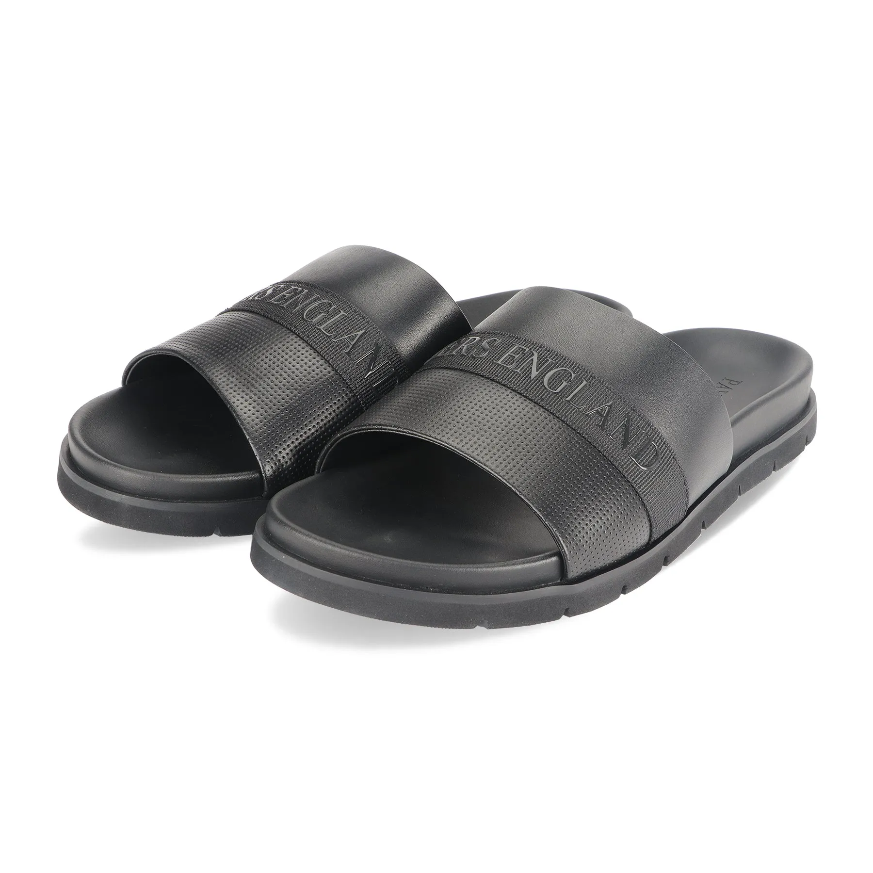 Pavers England embossed men's mule slider