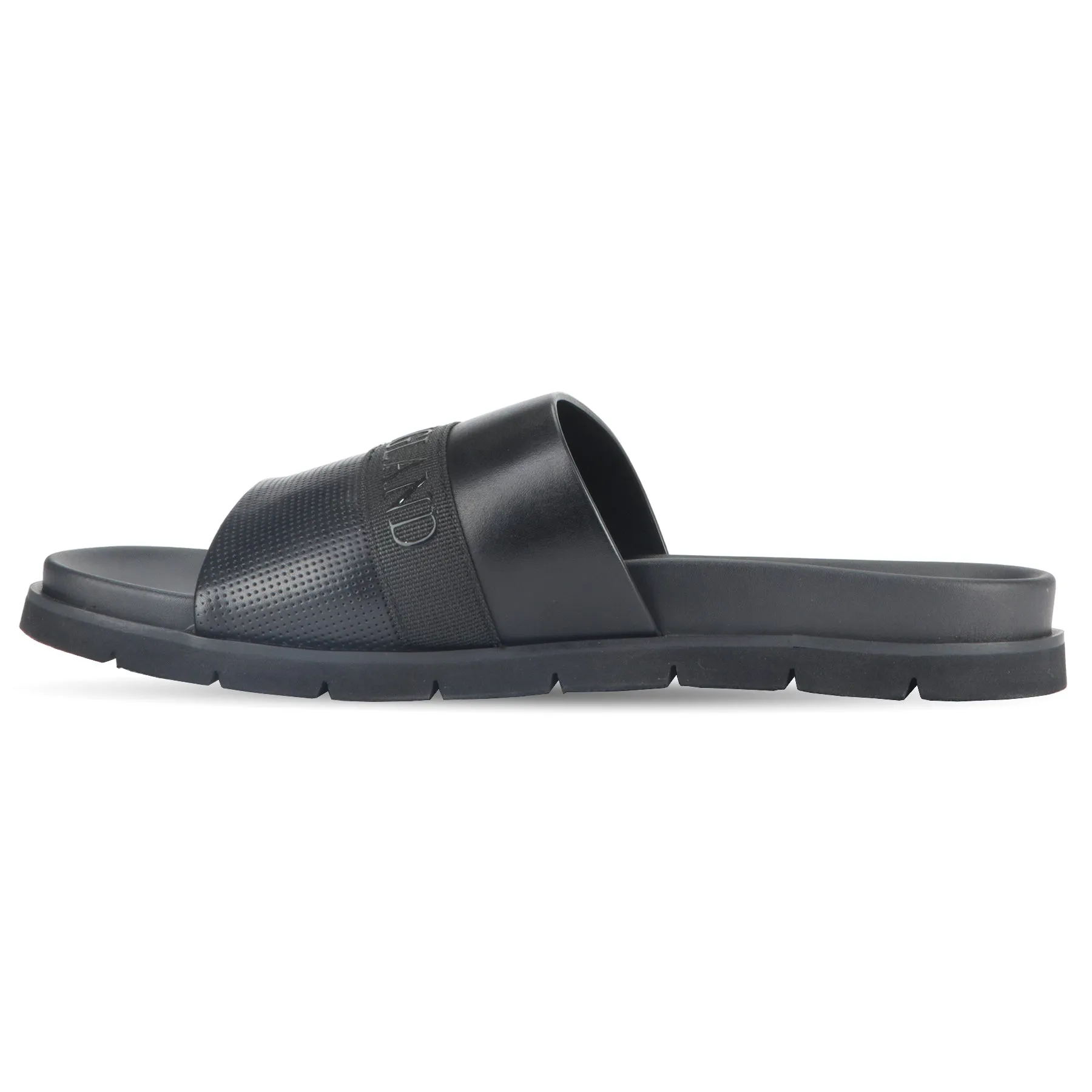 Pavers England embossed men's mule slider