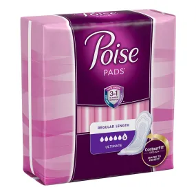 Poise Pads Ultimate Absorbency Regular Length 33/pk