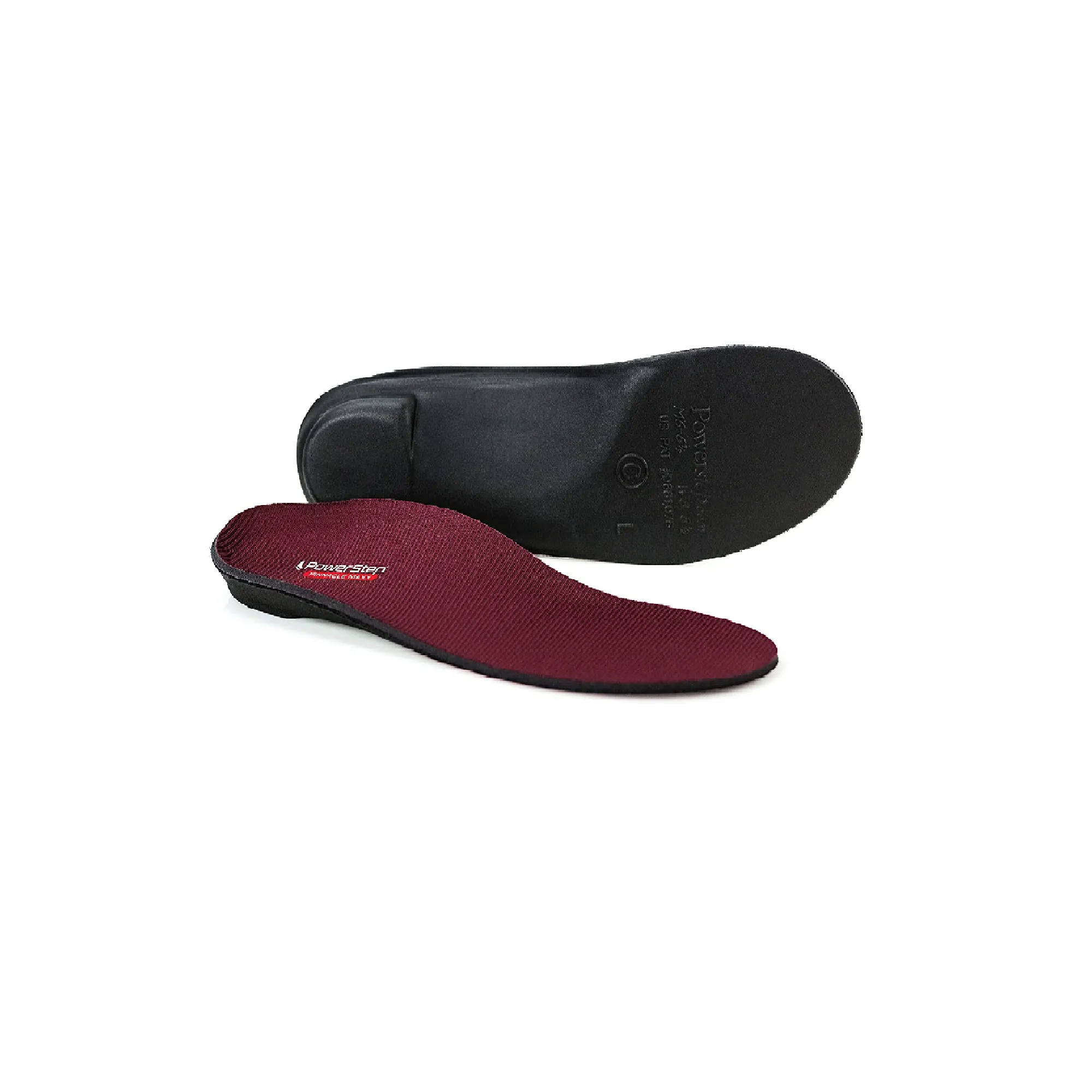 Powerstep Pinnacle  Maxx | Including Dual-Layer Cushioning With HyPUR-Cel | Color Red Wine