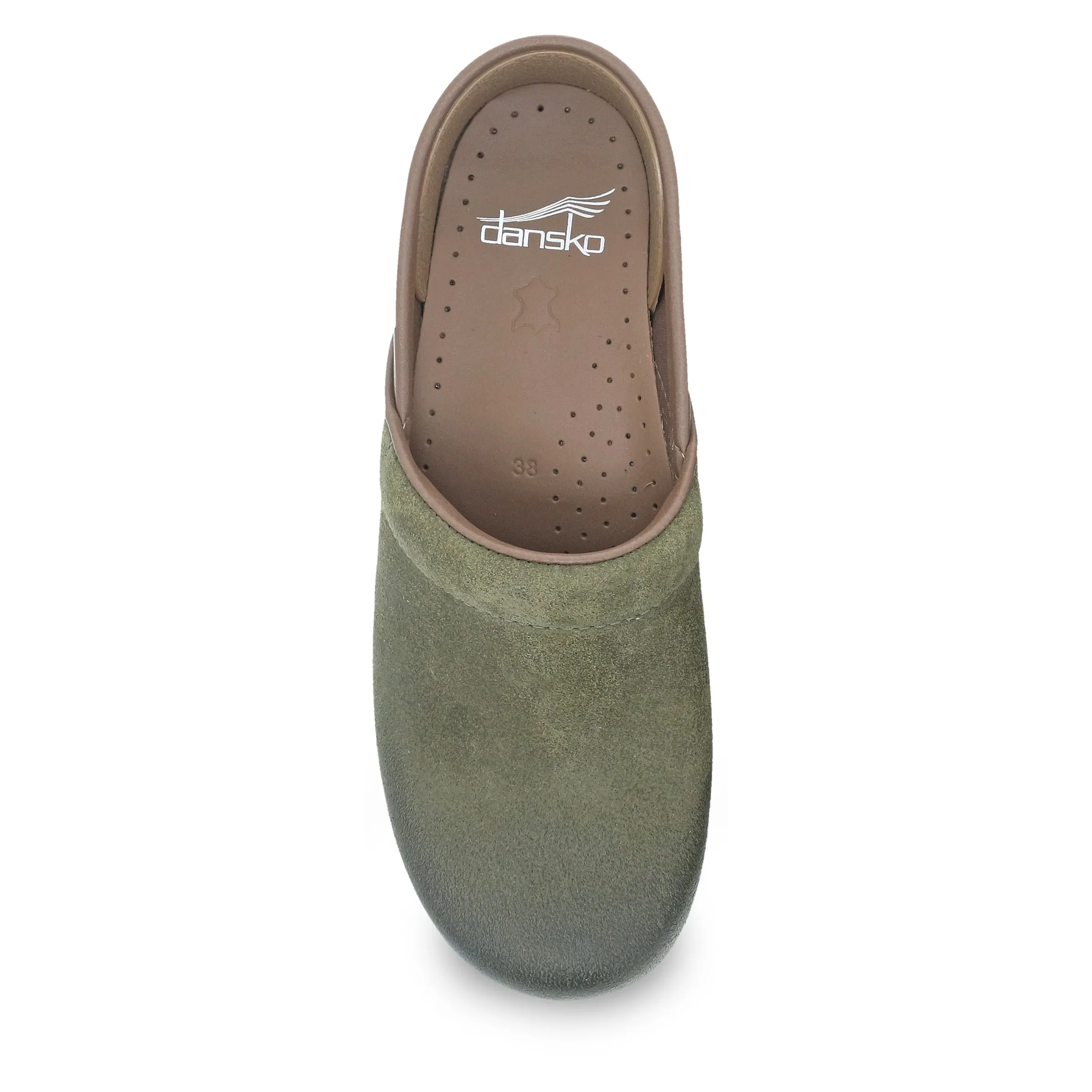 Professional Green Burnished Nubuck