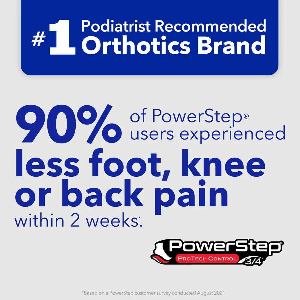 ProTech® Control 3/4 | Max Stability, Pain Relief Orthotic for Tight Shoes