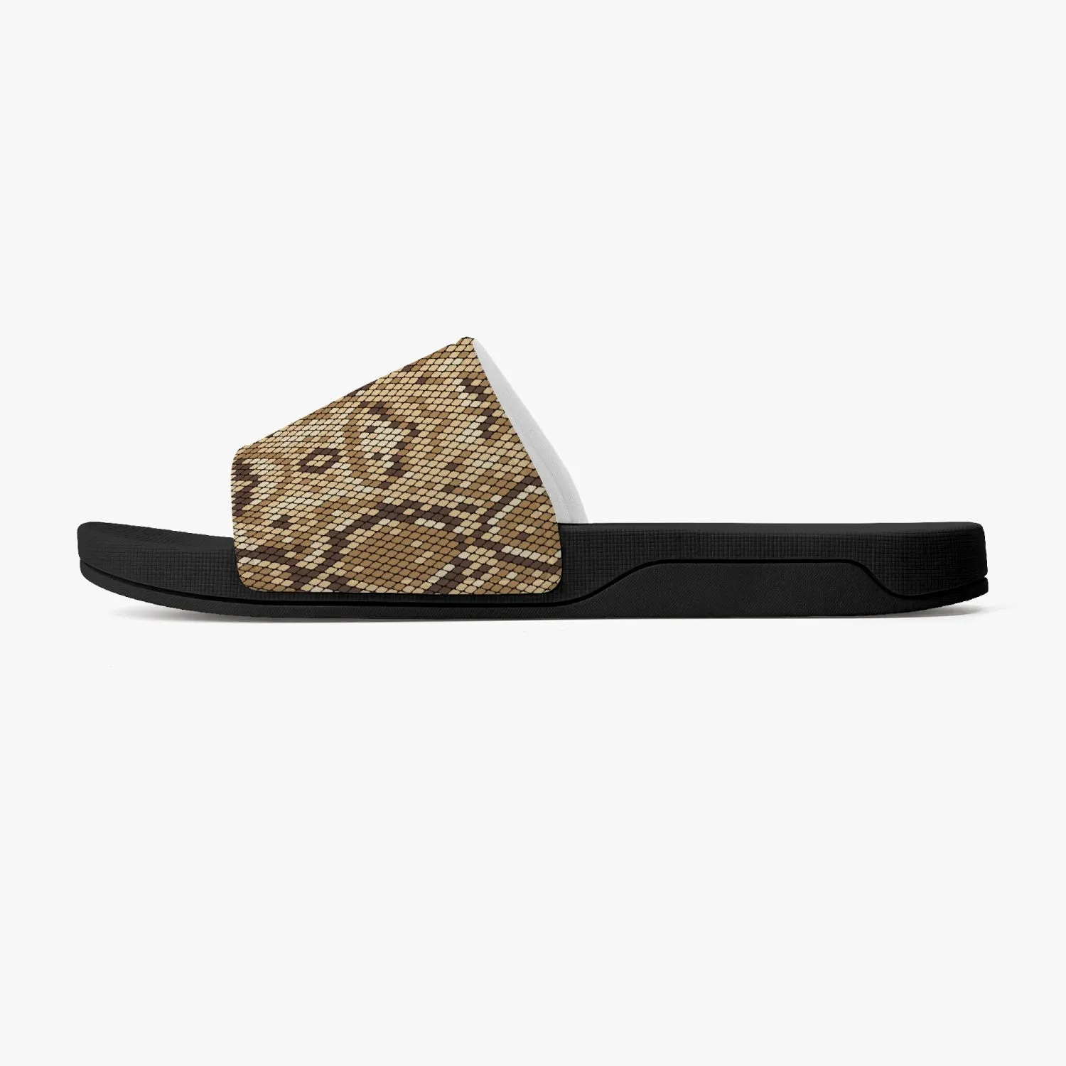 Snakeskin Print Slides Sandals, Animal Men Women Designer Shoe Flat Wedge Slippers Casual Slippers Flip Flops Slip On