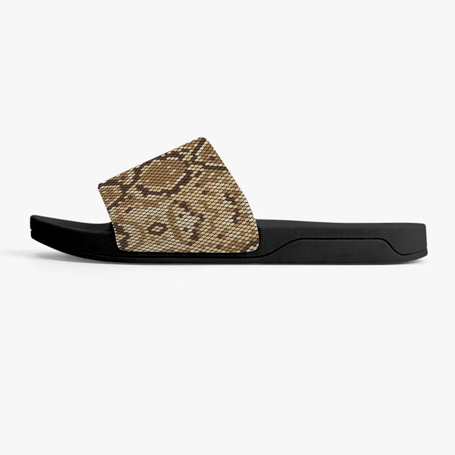 Snakeskin Print Slides Sandals, Animal Men Women Designer Shoe Flat Wedge Slippers Casual Slippers Flip Flops Slip On