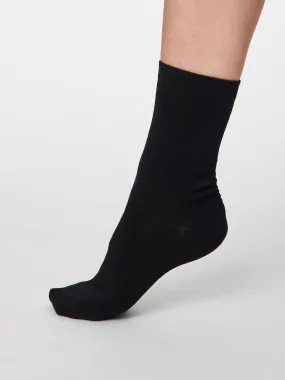 Solid Jackie Socks - Black