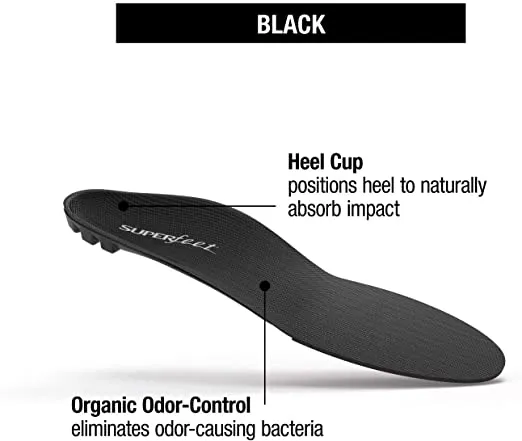 Superfeet Black Premium Insoles | Unisex