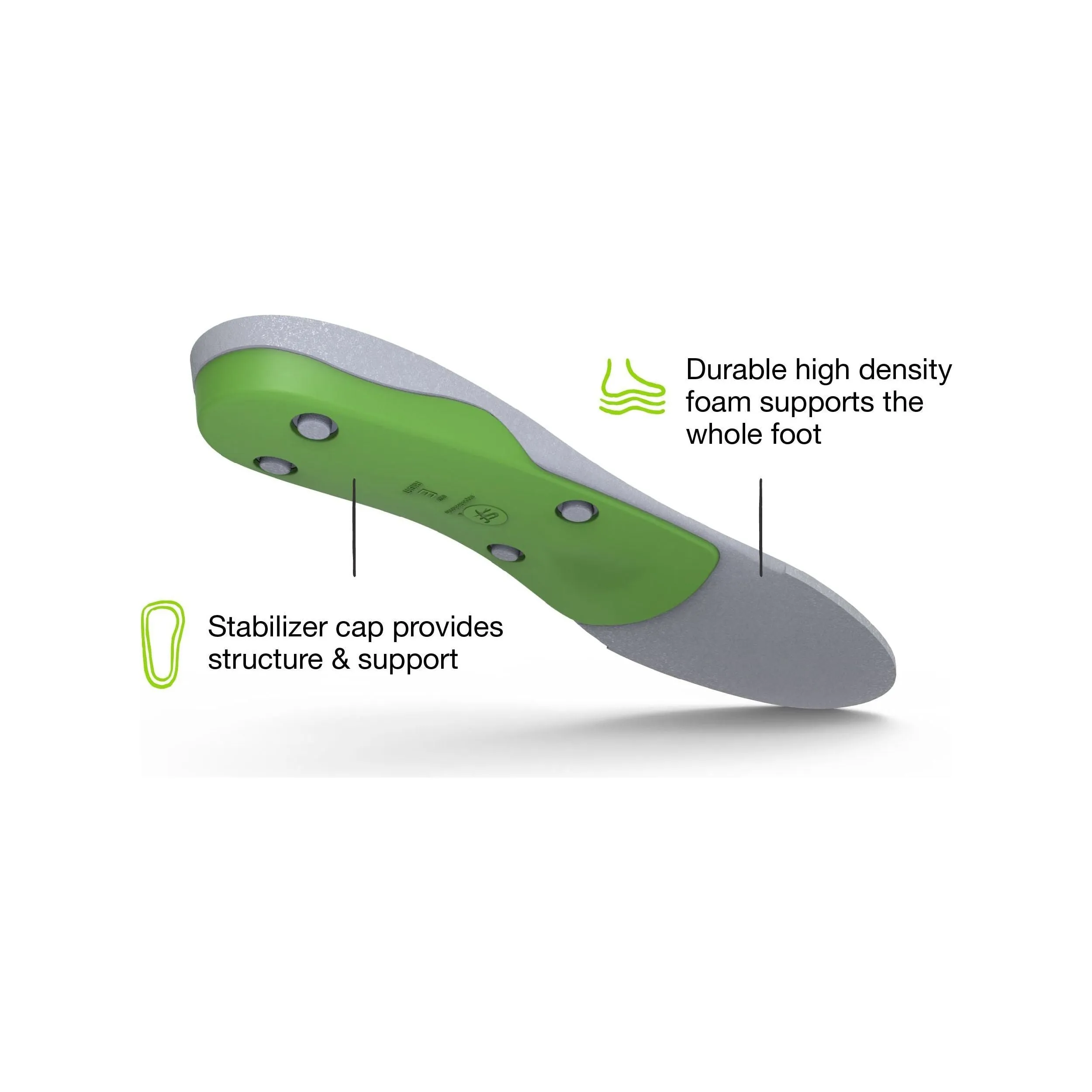 Superfeet Green All-Purpose Support High Arch Insoles