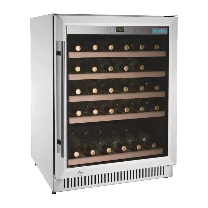 Tecno Uno SW 51 Wine Chiller Stainless Steel 154L, 45 Btls (750ml)