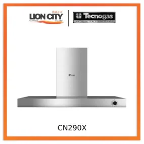 TECNOGAS CN290X 90cm Stainless Steel Chimney Hood