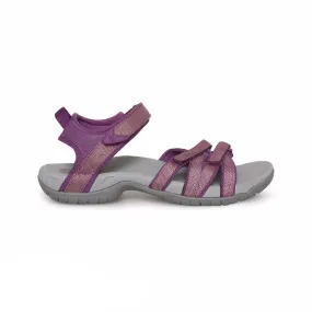 Teva Tirra Zaca Dark Purple Gold Sandals