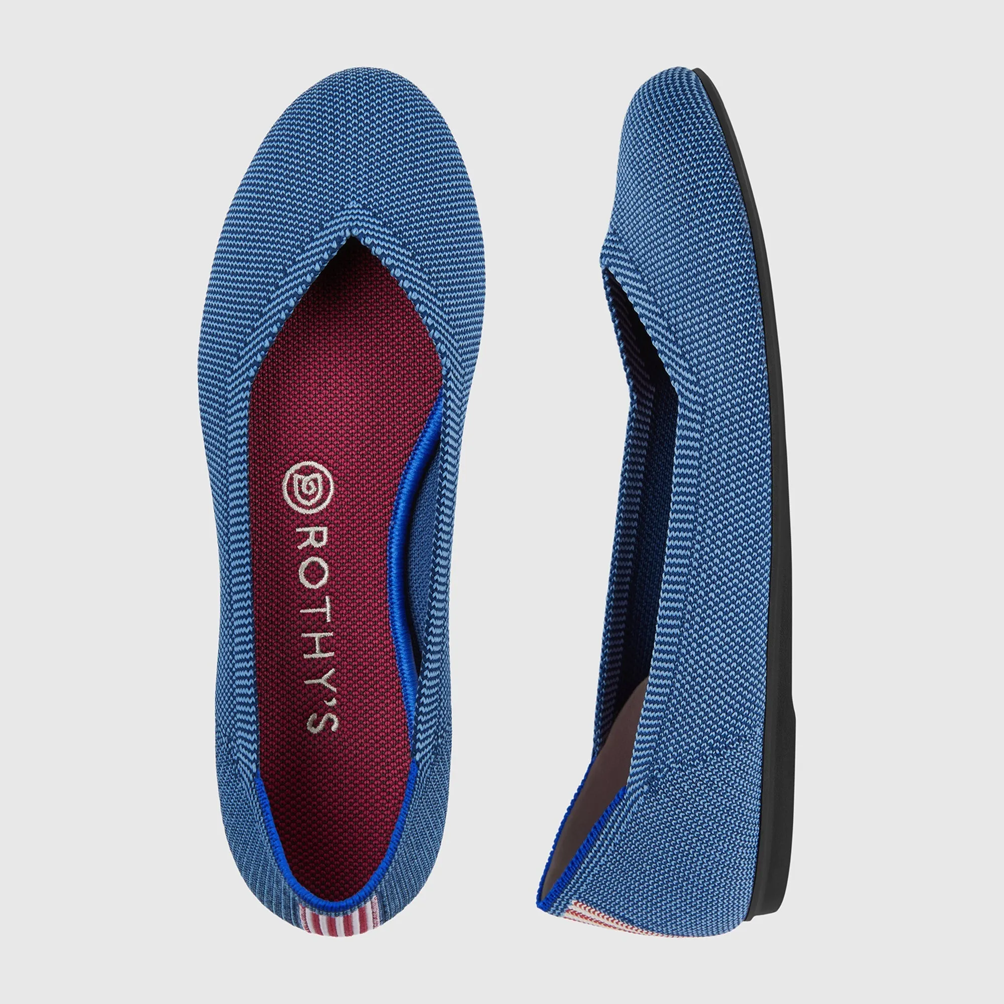 The Flat - Indigo Mini Stripe