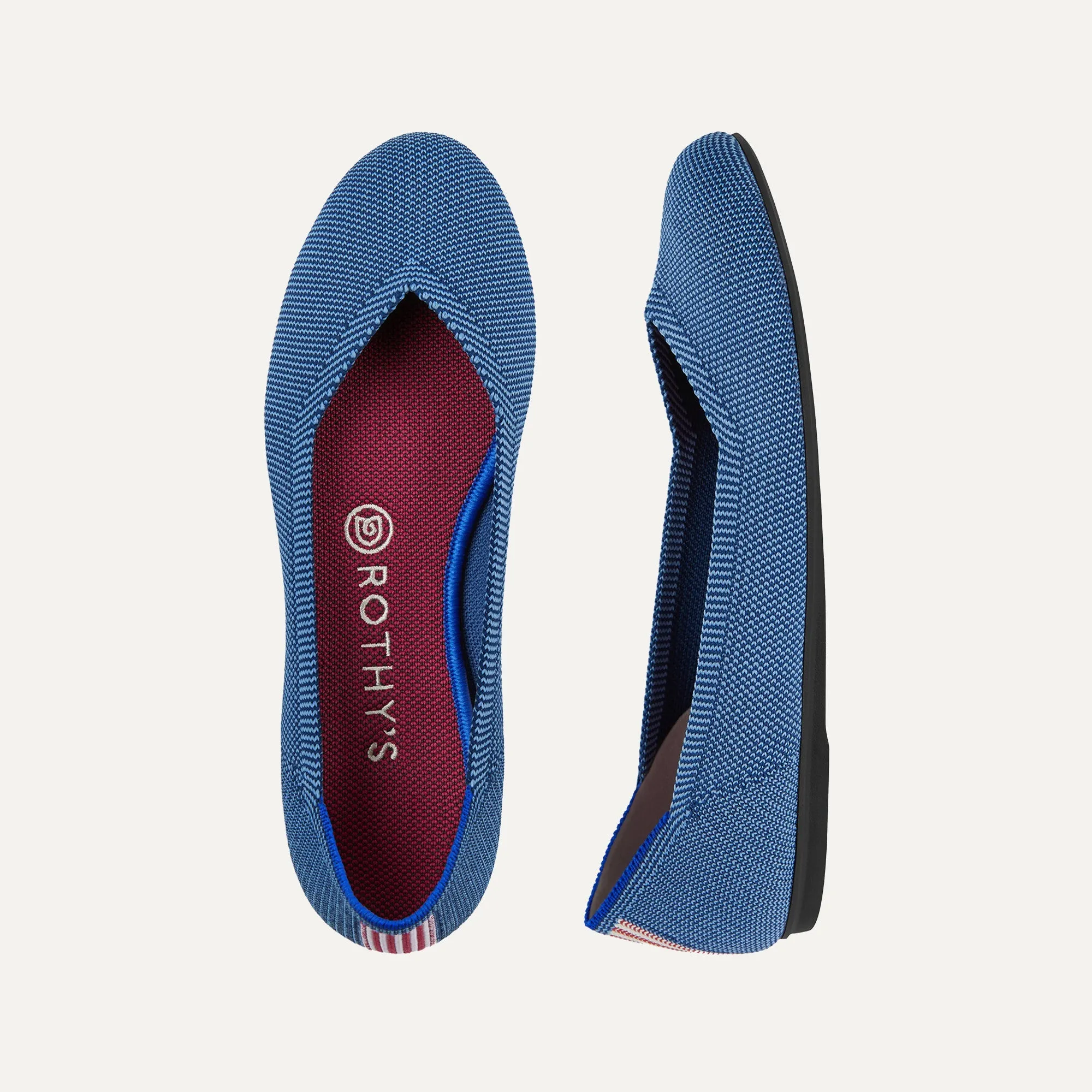 The Flat - Indigo Mini Stripe