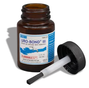 Urocare 5000015 Uro-Bond iii Brush-On Silicone Adhesive, Small 1.5 Fl.oz. Jar