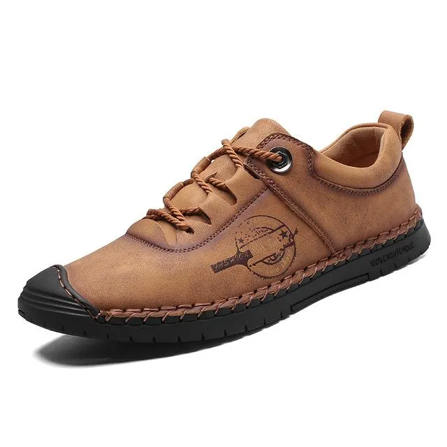 Vintage Leather Spring Autumn Men's Casual Shoes