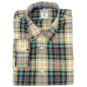 VIYELLA London Flannel Monatic LS Khaki  Green Shirt