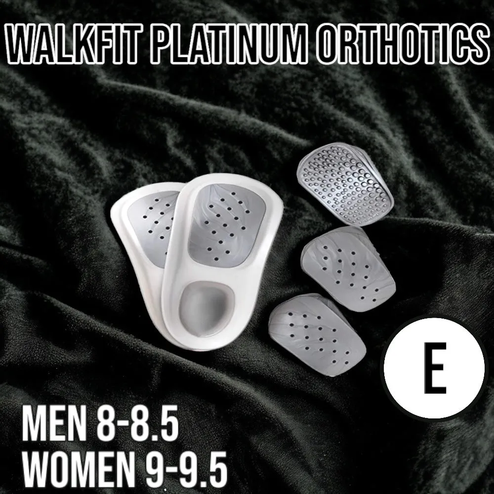 Walkfit Platinum Orthotics- Size E (W 9 - 9.5/M 8- 8.5)