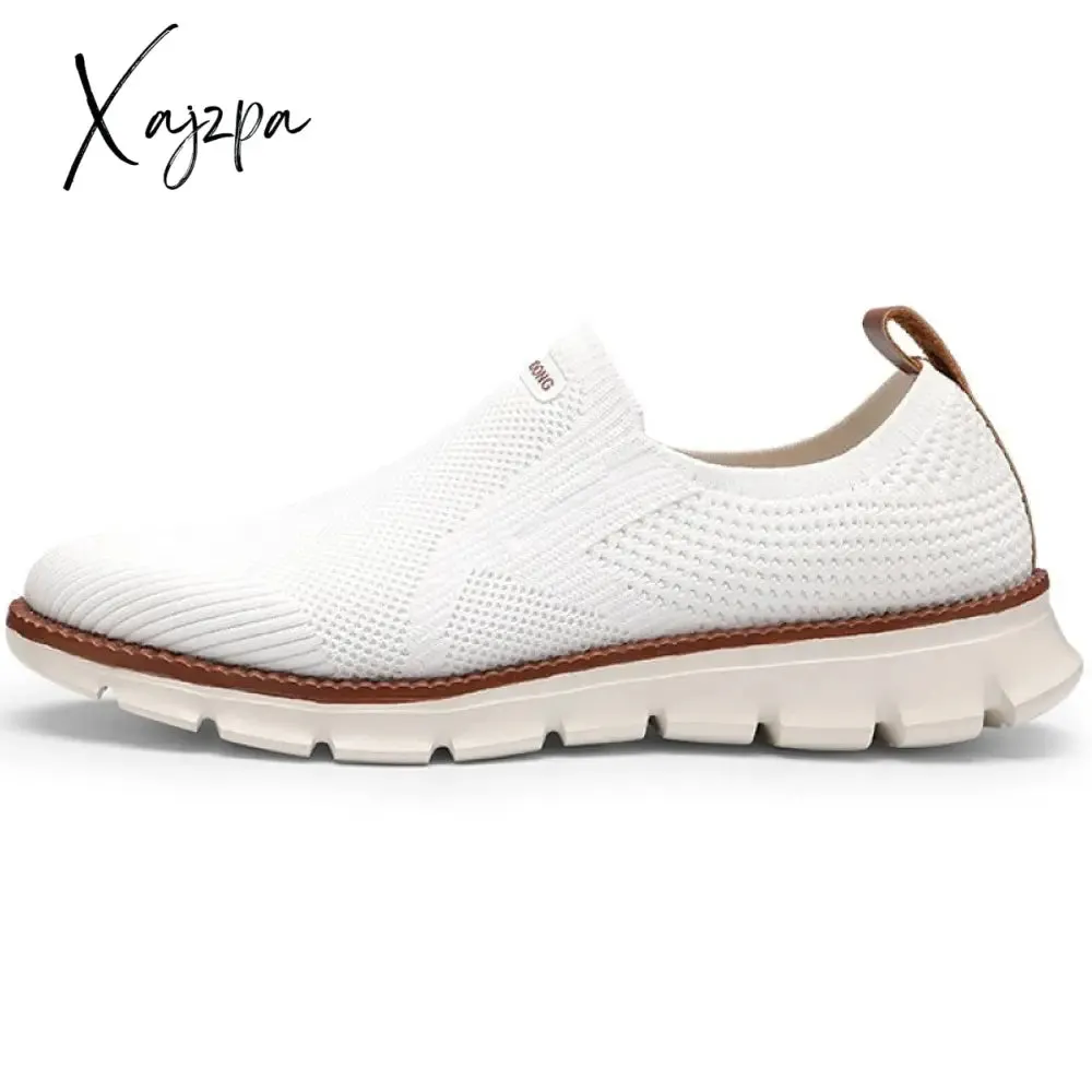 Xajzpa - Men Sneakers Shoes Men Loafers High Quality Summer Fashion Breathable Mesh Men Casual Shoes Mens Trainer Zapatillas Hombre